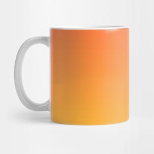 preppy modern  abstract sunset Yellow Orange Ombre Mug